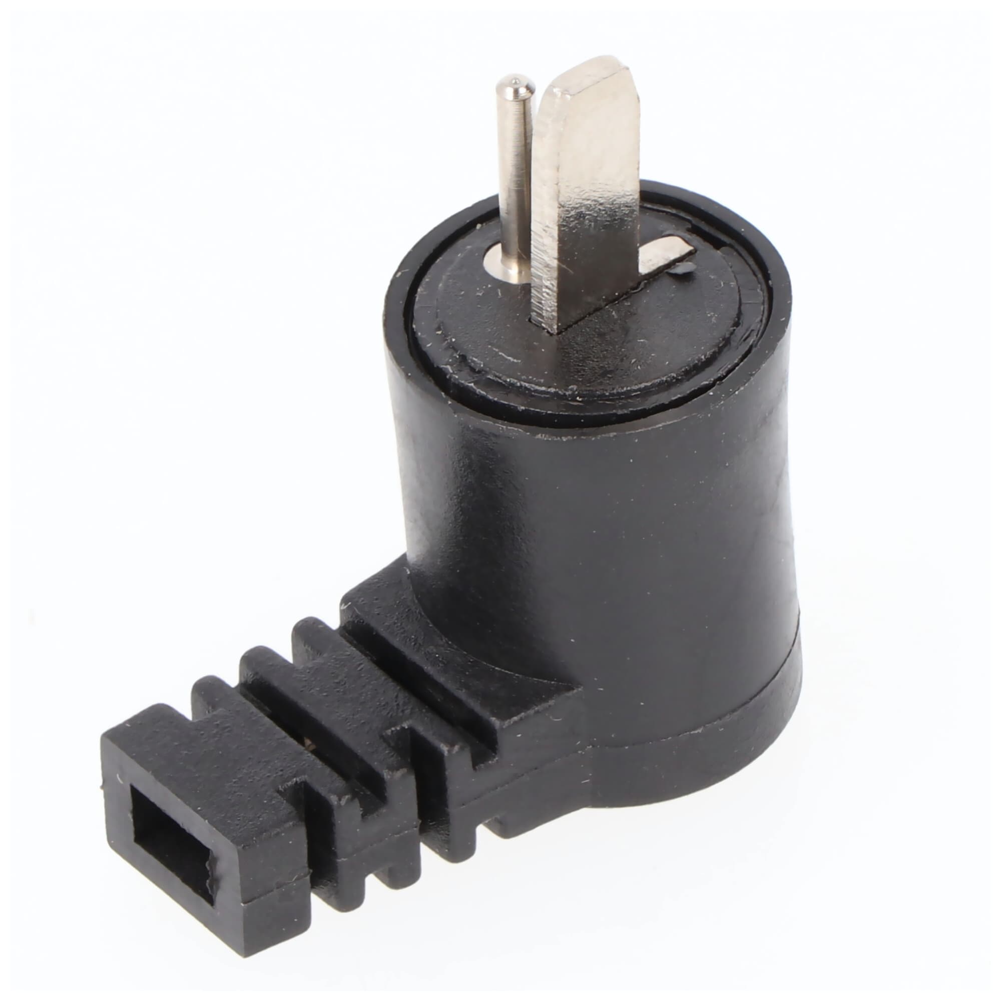 Fiche de haut-parleur Goobay, coudée - avec connexion à vis