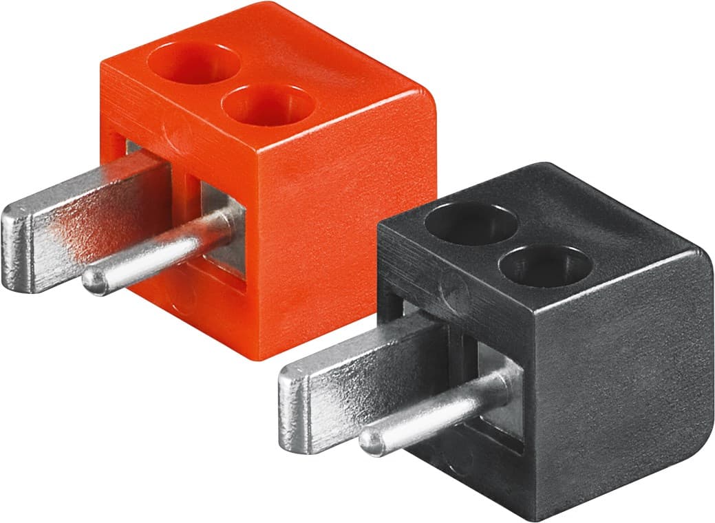 Jeu de fiches d'enceinte Goobay - avec connexion à vis, emballé par paires