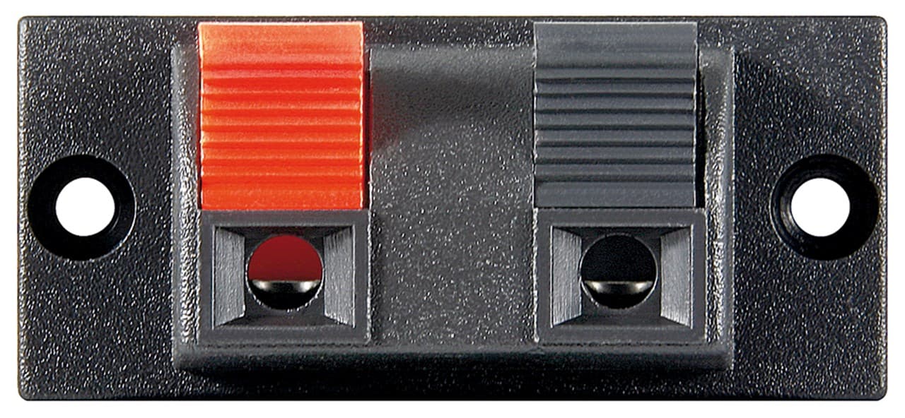 Borne de haut-parleur Goobay - Borne de haut-parleur à 2 broches